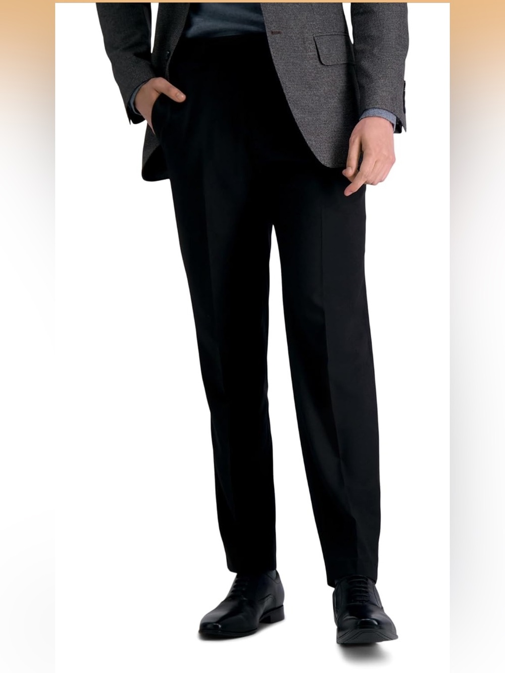 Haggar Men's JMH Straight Fit Dress Pant 40x32 2743/bb17-1:v